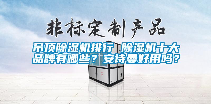 吊頂除濕機排行 除濕機十大品牌有哪些？安詩曼好用嗎？