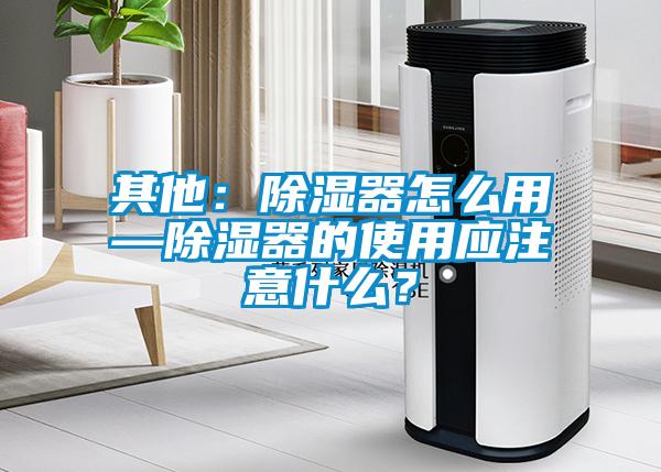其他：除濕器怎么用—除濕器的使用應注意什么？