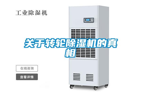 關于轉(zhuǎn)輪除濕機的真相