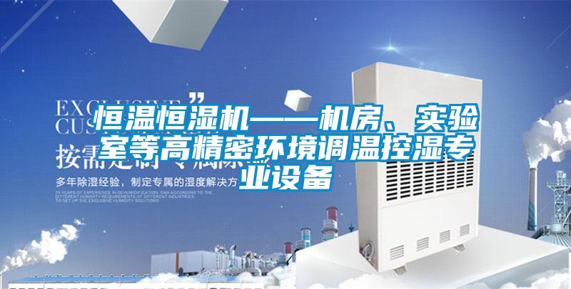 恒溫恒濕機(jī)——機(jī)房、實(shí)驗(yàn)室等高精密環(huán)境調(diào)溫控濕專業(yè)設(shè)備