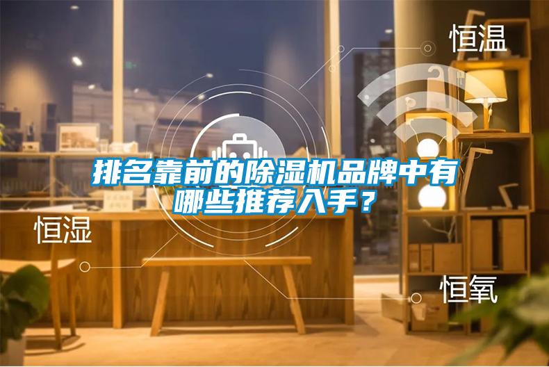 排名靠前的除濕機(jī)品牌中有哪些推薦入手？