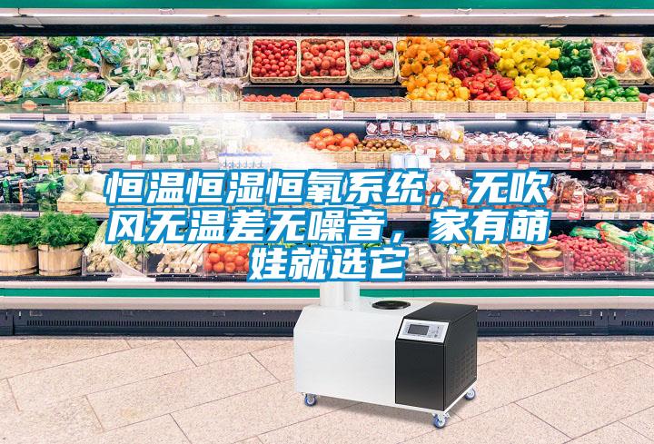 恒溫恒濕恒氧系統(tǒng)，無吹風(fēng)無溫差無噪音，家有萌娃就選它