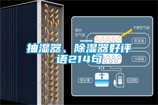抽濕器、除濕器好評(píng)語214句