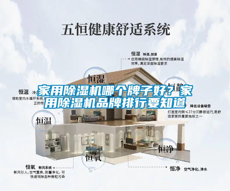 家用除濕機哪個牌子好？家用除濕機品牌排行要知道