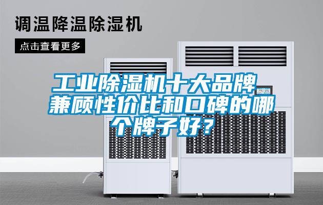 工業(yè)除濕機(jī)十大品牌 兼顧性價(jià)比和口碑的哪個(gè)牌子好？