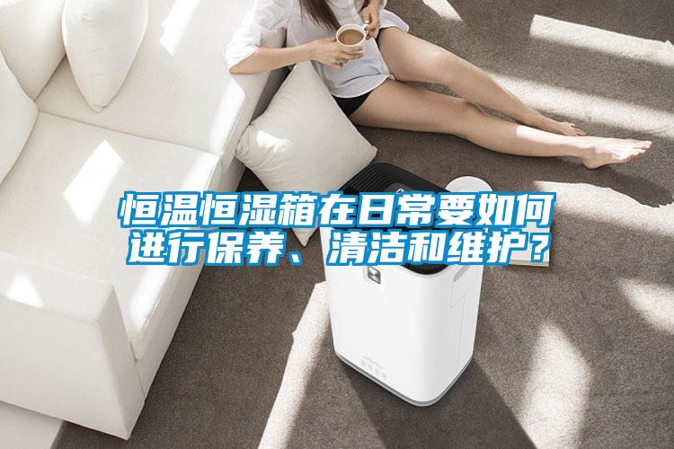 恒溫恒濕箱在日常要如何進行保養(yǎng)、清潔和維護？