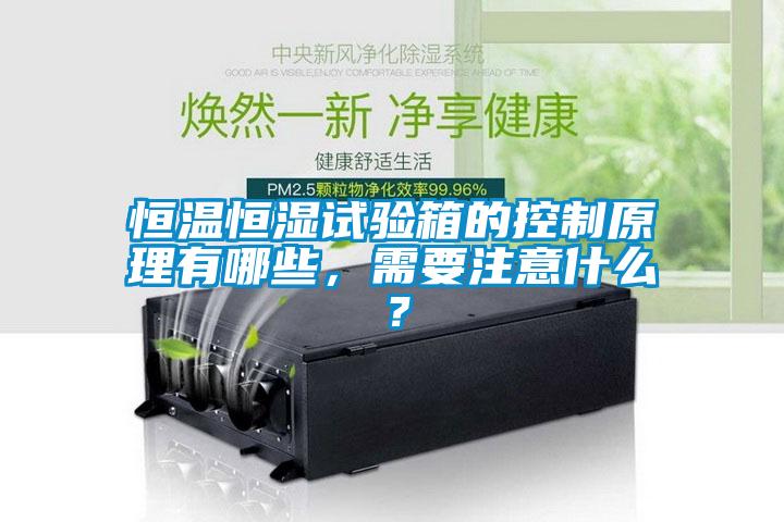 恒溫恒濕試驗(yàn)箱的控制原理有哪些，需要注意什么？