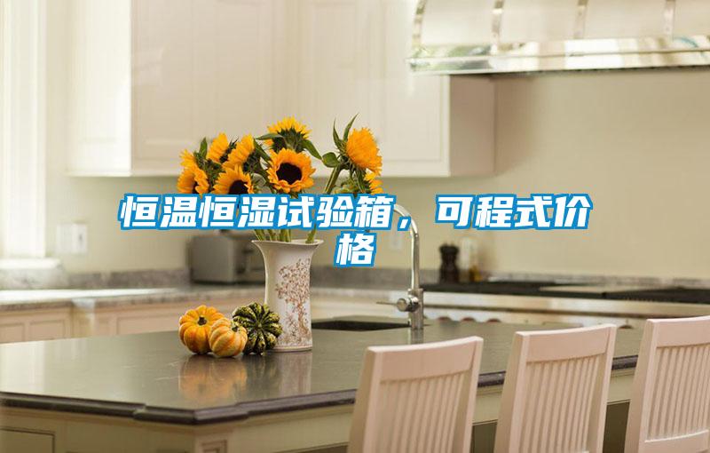 恒溫恒濕試驗箱，可程式價格