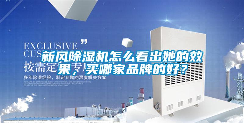 新風除濕機怎么看出她的效果，買哪家品牌的好？