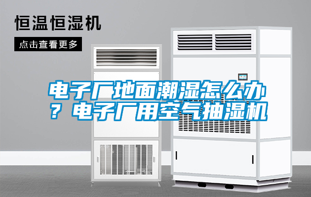 電子廠地面潮濕怎么辦？電子廠用空氣抽濕機(jī)
