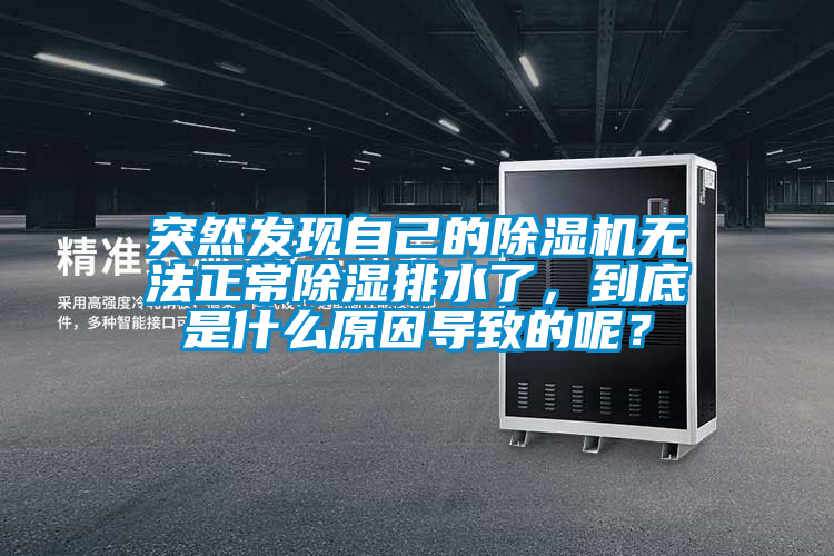 突然發(fā)現(xiàn)自己的除濕機無法正常除濕排水了，到底是什么原因?qū)е碌哪兀?></div>
								<div   id=