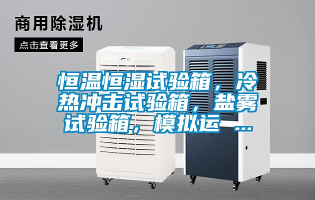 恒溫恒濕試驗(yàn)箱，冷熱沖擊試驗(yàn)箱，鹽霧試驗(yàn)箱，模擬運(yùn) ...