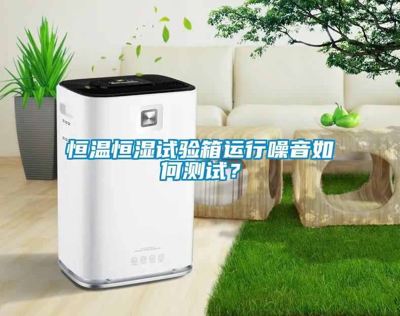 恒溫恒濕試驗箱運行噪音如何測試？