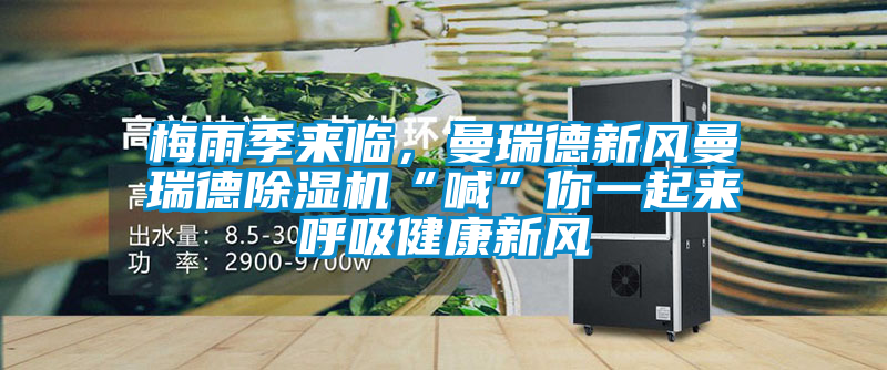 梅雨季來臨，曼瑞德新風(fēng)曼瑞德除濕機(jī)“喊”你一起來呼吸健康新風(fēng)