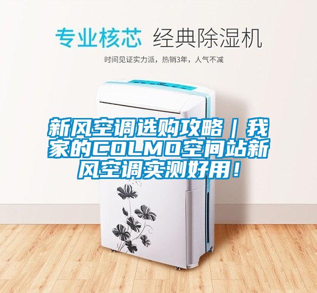 新風空調選購攻略｜我家的COLMO空間站新風空調實測好用！