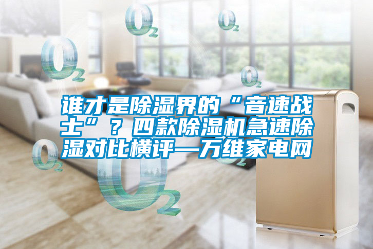 誰才是除濕界的“音速戰(zhàn)士”？四款除濕機急速除濕對比橫評—萬維家電網(wǎng)