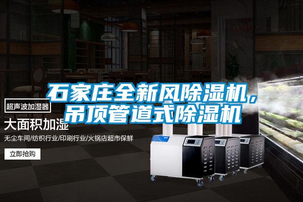 石家莊全新風除濕機，吊頂管道式除濕機