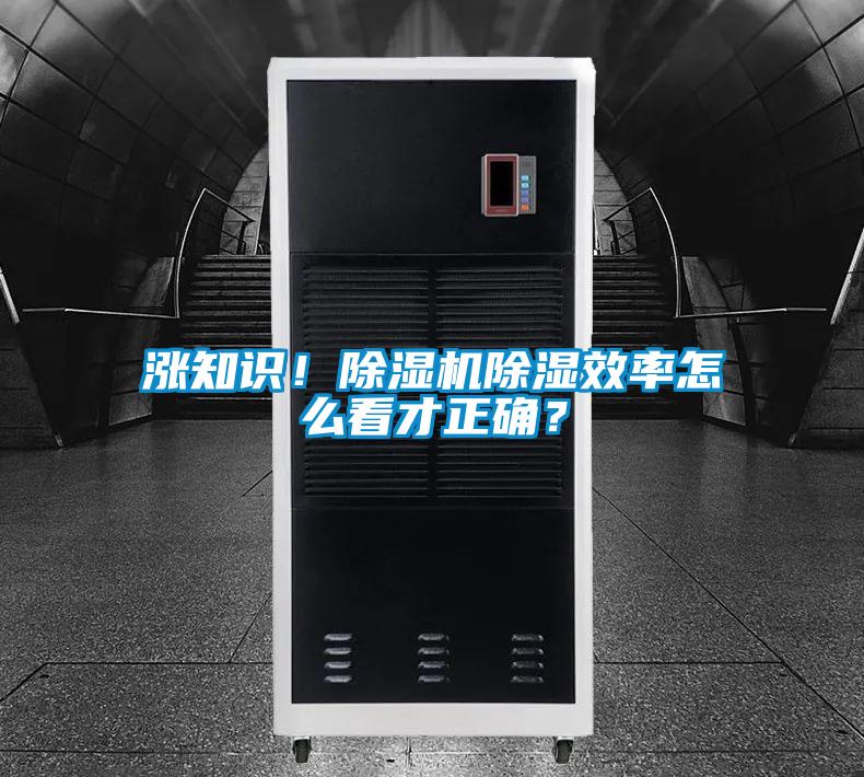 漲知識！除濕機除濕效率怎么看才正確？