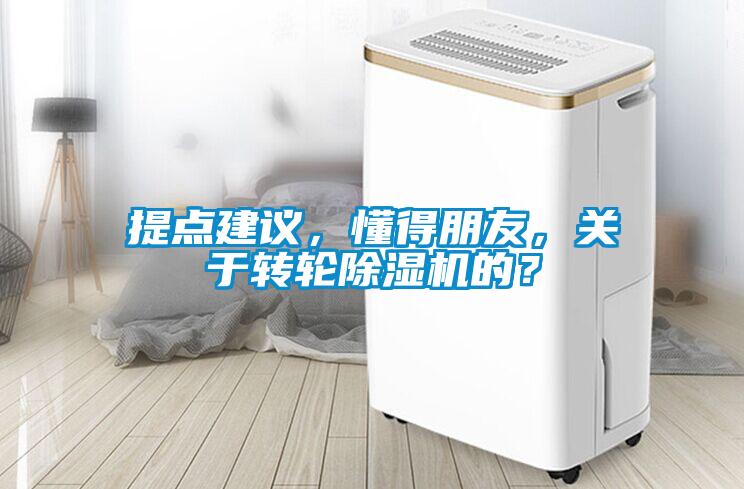 提點(diǎn)建議，懂得朋友，關(guān)于轉(zhuǎn)輪除濕機(jī)的？