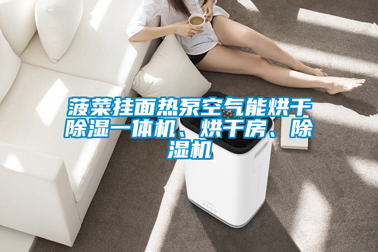 菠菜掛面熱泵空氣能烘干除濕一體機、烘干房、除濕機