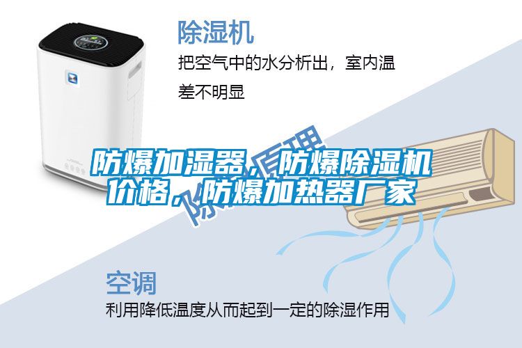 防爆加濕器，防爆除濕機(jī)價(jià)格，防爆加熱器廠家