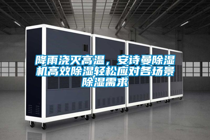 降雨澆滅高溫，安詩曼除濕機高效除濕輕松應(yīng)對各場景除濕需求