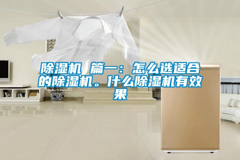 除濕機(jī) 篇一：怎么選適合的除濕機(jī)。什么除濕機(jī)有效果