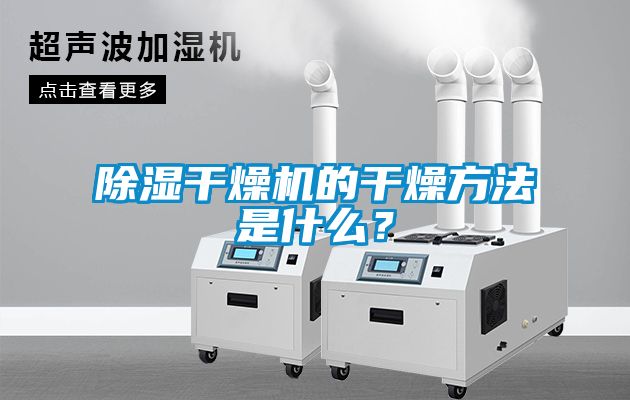 除濕干燥機的干燥方法是什么？