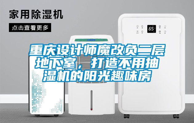 重慶設(shè)計師魔改負二層地下室，打造不用抽濕機的陽光趣味房