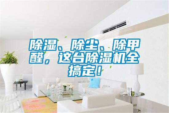 除濕、除塵、除甲醛，這臺(tái)除濕機(jī)全搞定！