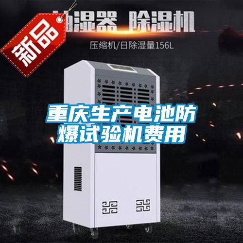 重慶生產(chǎn)電池防爆試驗機費用