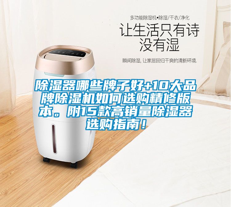 除濕器哪些牌子好+10大品牌除濕機(jī)如何選購(gòu)精修版本。附15款高銷量除濕器選購(gòu)指南！