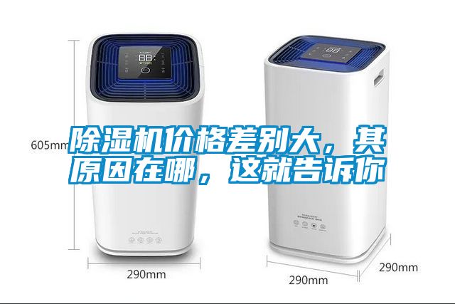 除濕機價格差別大，其原因在哪，這就告訴你