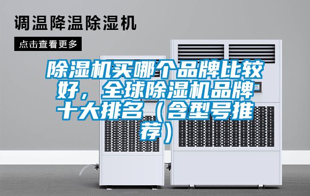 除濕機買哪個品牌比較好，全球除濕機品牌十大排名（含型號推薦）
