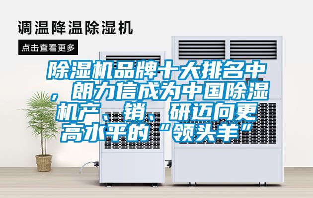 除濕機(jī)品牌十大排名中，朗力信成為中國(guó)除濕機(jī)產(chǎn)、銷(xiāo)、研邁向更高水平的“領(lǐng)頭羊”