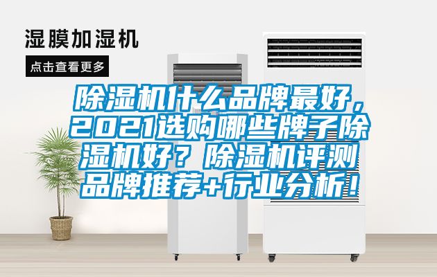 除濕機什么品牌最好，2021選購哪些牌子除濕機好？除濕機評測品牌推薦+行業(yè)分析！
