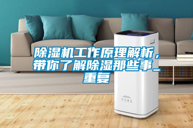 除濕機(jī)工作原理解析，帶你了解除濕那些事_重復(fù)