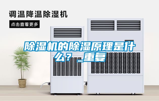 除濕機(jī)的除濕原理是什么？_重復(fù)