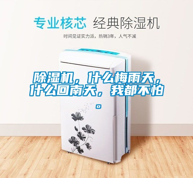 除濕機，什么梅雨天，什么回南天，我都不怕。