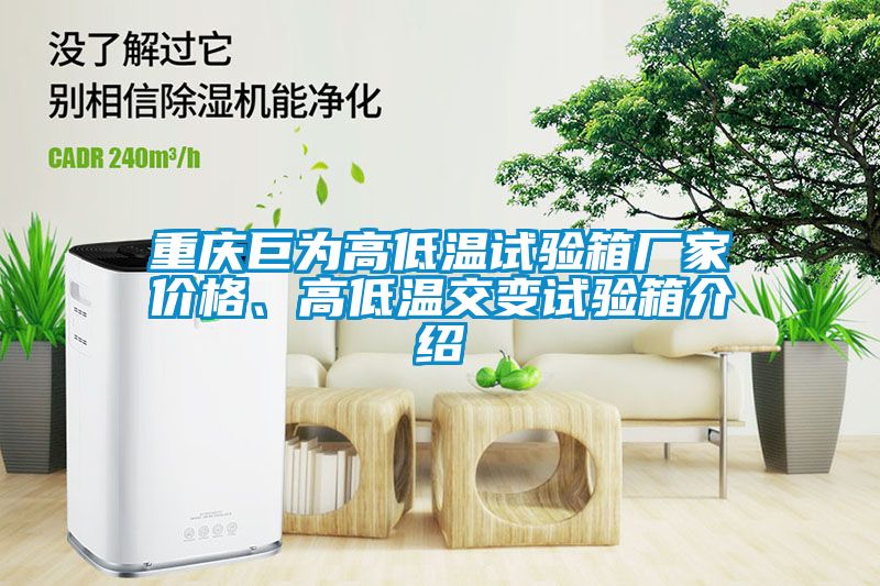 重慶巨為高低溫試驗箱廠家價格、高低溫交變試驗箱介紹