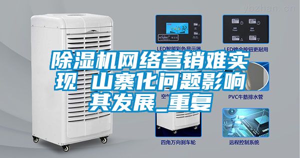 除濕機網(wǎng)絡營銷難實現(xiàn) 山寨化問題影響其發(fā)展_重復