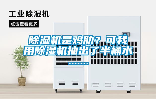 除濕機(jī)是雞肋？可我用除濕機(jī)抽出了半桶水.......
