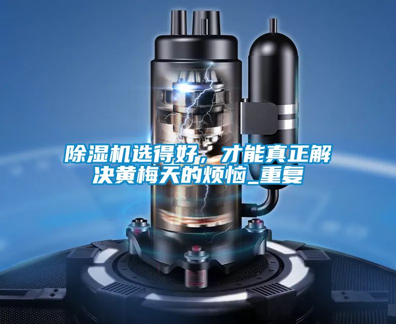 除濕機(jī)選得好，才能真正解決黃梅天的煩惱_重復(fù)