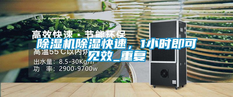 除濕機(jī)除濕快速，1小時(shí)即可見效_重復(fù)