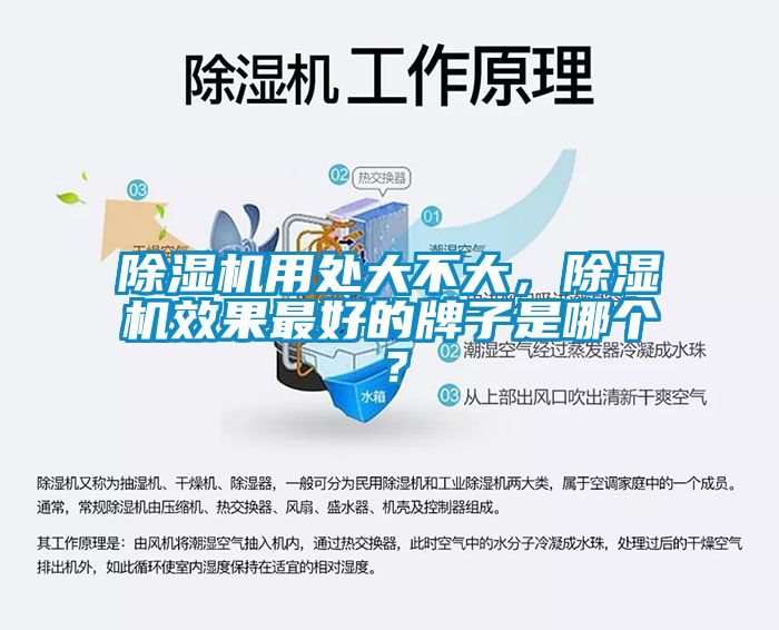 除濕機用處大不大，除濕機效果最好的牌子是哪個？