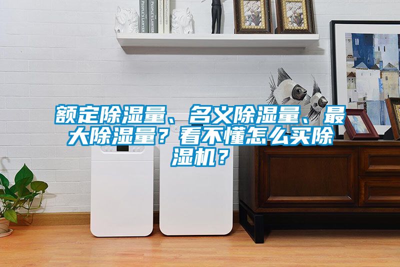 額定除濕量、名義除濕量、最大除濕量？看不懂怎么買除濕機？
