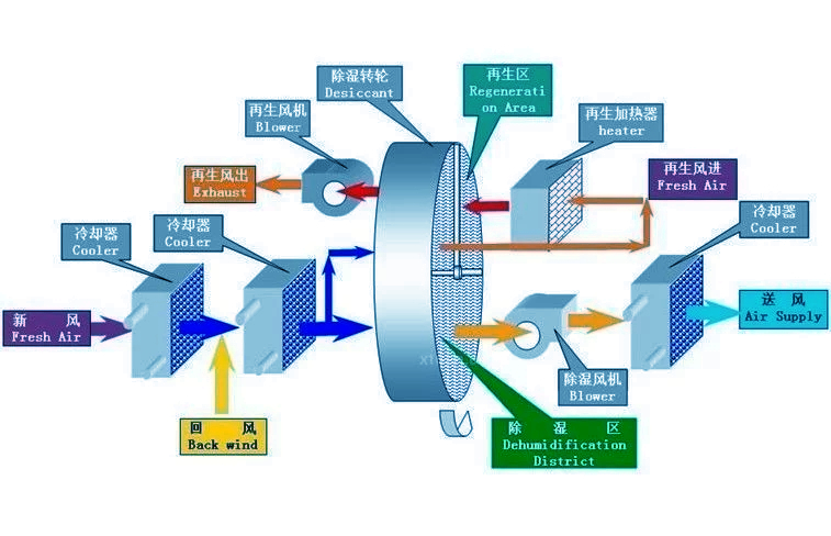 常見的除濕機(jī)類型有哪些？工業(yè)轉(zhuǎn)輪除濕機(jī)的特點(diǎn)與原理